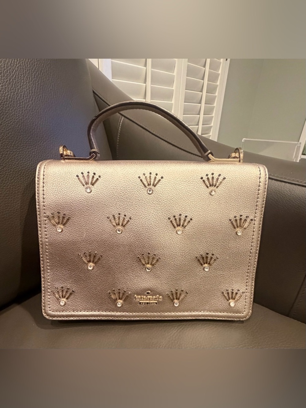 KATE SPADE Maisie Patterson Embellished Crossbody